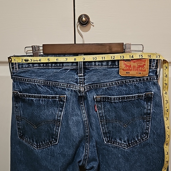 Levi 405 mens jean shorts - Picture 4 of 6